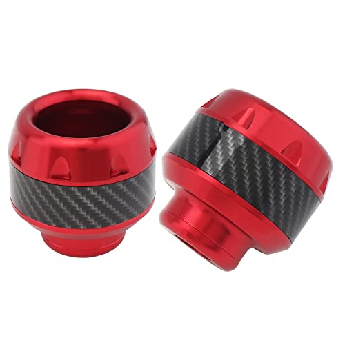 Image of Windance 4pcs Universal Fork Frame Sliders Crash Protectors Wheel Crash Protector Falling Protection Safety Gear for Motorcycles Motorbikes Moped Scooters (Red)