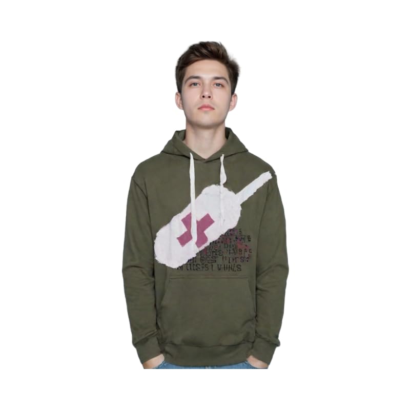 Y2K Graphic Hoodie Men Streetwear Pullover with Print Retro Street Style Sweatshirt2