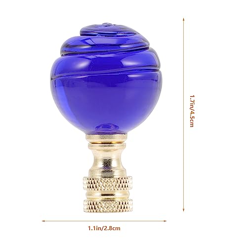 Image of OSALADI Shade Knob Decoration for Lamp Shade Knob for Lamp Light Decor Light Screw Caps Accessory Finials for s Finials Glass