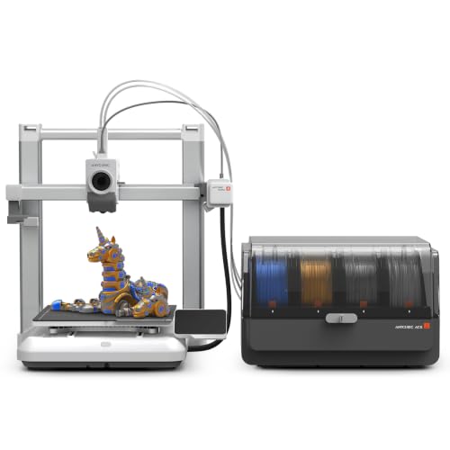 Anycubic Kobra 4 Combo 3D Printer with ACE 2 Pro, 4 Color Multicolor Print