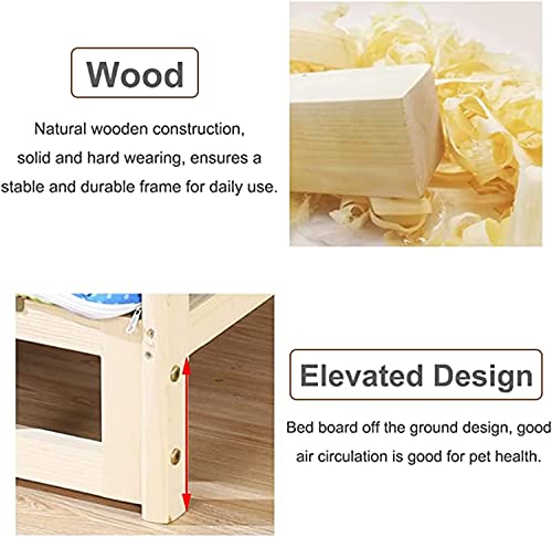 Dog-Bed-2-Layer-Pet-Bed-Wooden-Dog-Bed-Elevated-Dog-Bed-Dog-Furniture-with-Stairs-and-Guardrail-Dog-Bowl-for-Small-Medium-Pet-Wood-Frame-Beds-for-Dogs-Pet-Cat 41U8kCwvk7L