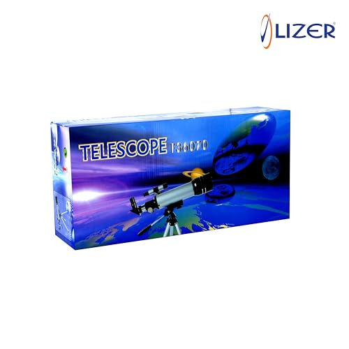 Telescopio refractor Lizer 70 mm apertura 360 mm miniatura 6