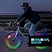 Nite IZE SpokeLit Wheel Light - Bicycle Spoke Light for Visibility and Safety - LED Lights for Bike Wheels - Bicycle Wheel Light - Replaceable Battery - Disc-O Select (2 Pack)