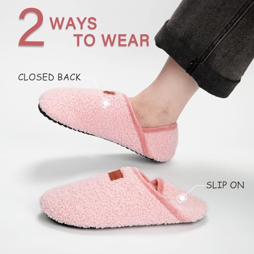 Image of ATHMILE House Slippers for Women Men Indoor Barefoot House Shoes Soft Socks | Furry Slip on Cozy Comfy Flexible Machine Washable Home Bedroom Travel Hospital Yoga Gifts for Mom Grandma