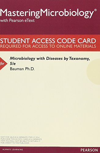Microbiology with Diseases by Taxonomy, Books a... 0134402782 Book Cover