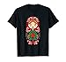 Poupées Matryoshka rouges Poupée gigogne russe Matryoshka T-Shirt