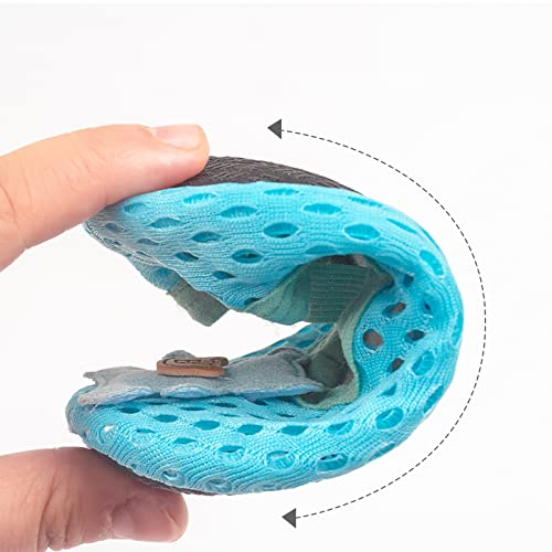 Kids Swim Water Shoes Toddler Cartoon Lightweight Non-Slip Quick Dry Swim Barefoot Beach Aqua Pool Socks for Boys Girls. / (Sky Blue, 12-15Months)3