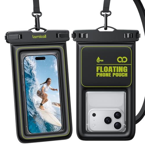 Lamicall IP68 Waterproof Phone Pouch (2-Pack)