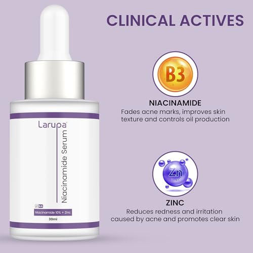 Image of 10% Niacinamide Face Serum with Zinc For Clear & Bright glowing Skin | For Acne Marks & Dark Spots | For Acne Prone Skin (10 ml)