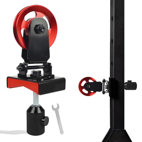Kabelzugrolle Seilrolle für Power Cage Squat Rack Fitness, Alu-Umlenkrolle 90mm Schnelle Installation, Power Rack Seilrollen Zubehör für Kabelmaschine Gym Fitnessgeräte, DIY Drahtseilrolle Ersatzteil Kabelzugrolle Seilrolle für Power Cage Squat Rack Fitness, Alu-Umlenkrolle 90mm Schnelle Installation, Power Rack Seilrollen Zubehör für Kabelmaschine Gym Fitnessgeräte, DIY Drahtseilrolle Ersatzteil