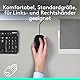 Logitech M100 Kabelgebundene USB-Maus, 3 Tasten, 1000 DPI Optical Tracking, Für Links- und Rechtshänder, Kompatibel mit PC, Mac, Laptop - Grau