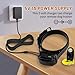 Punasi Replacement Charger for Mini Educator Dog Collar Charger Dual Lead Charger Compatible with Educator ET 300/400 Series E Collar Remote Dog Training Collars Power Supply Adapter, 3.94FT Cord