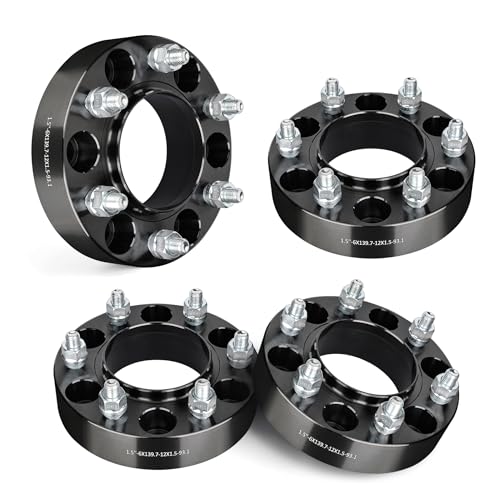Image of EVIL ENERGY 6x5.5 Wheel Spacers 1.5 inch, 93.1 mm Bore Hubcentric M12x1.5 Studs