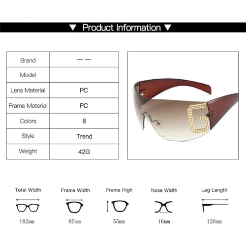 Square Business Casual Men's Sunglasses Outdoor Sports Driving Sunglasses (Color : 5, Size : 1)4
