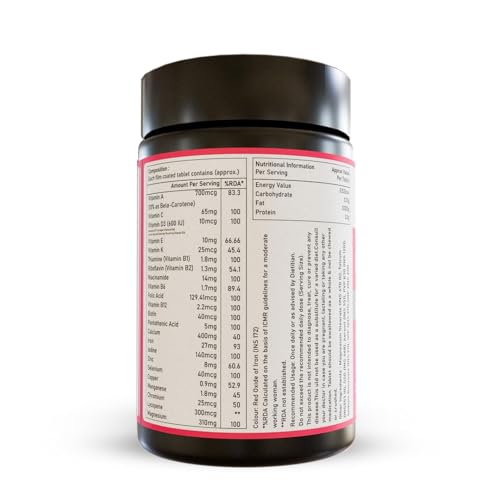Image of Danann Multivitamin Tablets for Women, 60 Tablets | 30+ Vitamins and Minerals