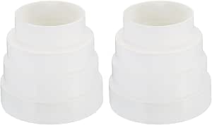 Orssmigs Droites Réducteur De Conduits 150mm à 100mm En ABS Adaptateur De Conduit Ventilation