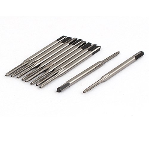 Aexit 10 Pcs Taps 36mm Long M1.4 HSS 3 Flutes Machine Screw Thread Pipe Taps Metric Taps