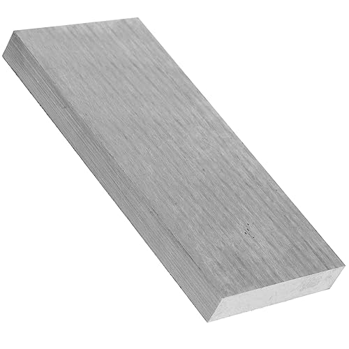 ULDIGI Square Iron Block Aluminum Bar Bending Aluminum Flat Bar Solid Aluminum Square Bar Flat Stock Steel Square Tool Solid Iron Flat Bar Square Metal Plate Metal Bar Silver