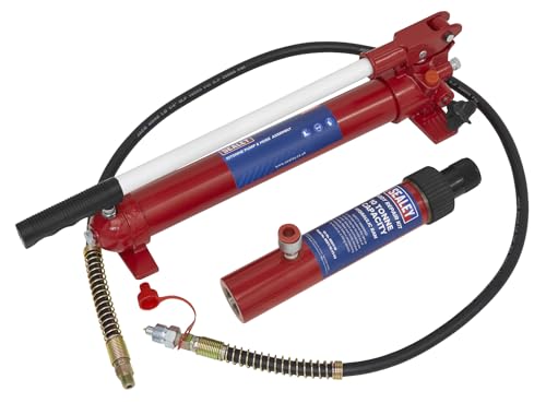 Sealey 10 Tonne Snap Push Ram with Pump & Hose Assembly - RE97.10-COMBO