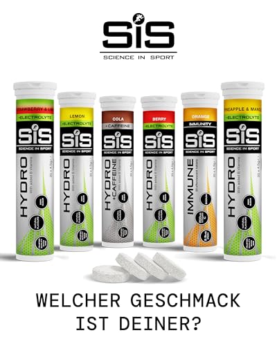 Science in Sport HYDRO Tabletten 20 Stk. Pink Grapefruit - Elektrolyte Tabletten, Vegan & glutenfrei, Brausetabletten für einen ausgeglichenen Elektrolyte-Haushalt (Verpackung kann variieren)