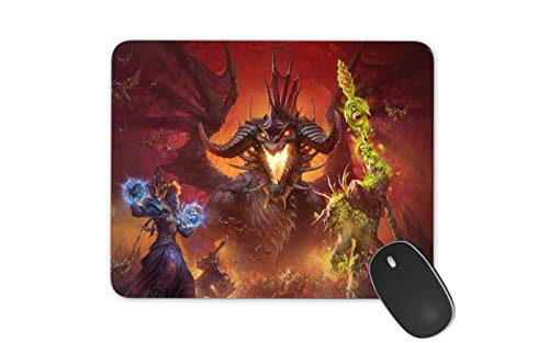 JNKPOAI World of Warcraft Mouse Pad Customized Rubber Mouse Pad Gaming Mouse Mat (World of Warcraft)