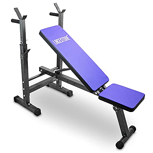 Lacestone verstellbare Hantelbank Bench Bank Trainingsbank Fitnessbank Cover