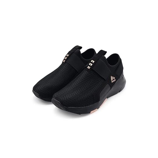 RBX Women's Sneaker, Breathable Slip On Running Training Shoe for Women Alxa Black 7
