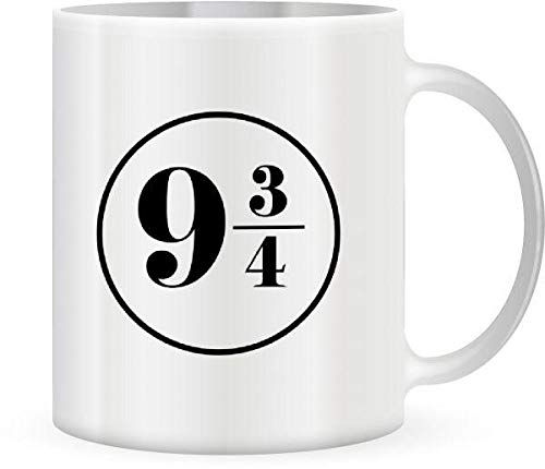 VOLTX DESIGN Printed Harry Potter Design White Mug Hogwarts Express London Railway Station (335ml) (VTX-787)