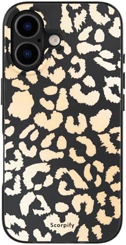 Coque iPhone 17 léopard mat SCORPIFY magnétique