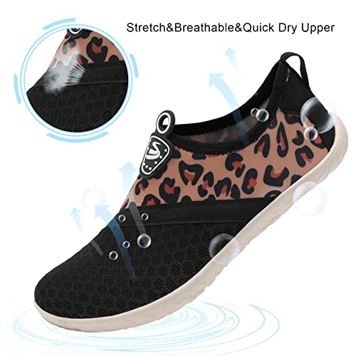 Image of Spesoul Womens and Mens Water Shoes Breathable Quick Dry Soft Barefoot Aqua Socks for Hiking Swim Beach Surf Yoga Sport