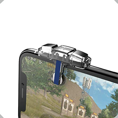EcoMix Snap-in Design Fire Shooter Controller Button PUBG Knives Out Game Mobile Game Accessories/Mobile Game Trigger Fire Button/Compatible with For Android and IOS
