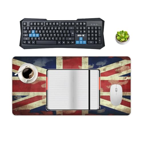 Alfombrilla de escritorio Vintage Union Jack de caucho miniatura 4