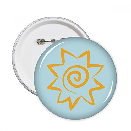 Acheter badge soleil jaune DIYthinker vêtement décoration pour personnaliser vos sacs