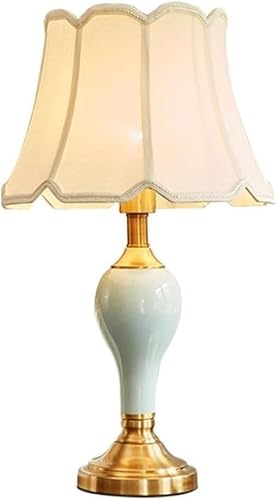 DFAEEKIYO Desk Lamp Simple Ceramic Table Retro Living Room Study Creative Decorative Home Bedroom Bedside