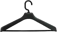 Cabide para Camisa Social Roupa Reforçado Ombreira Preto Closet Organizador Armário