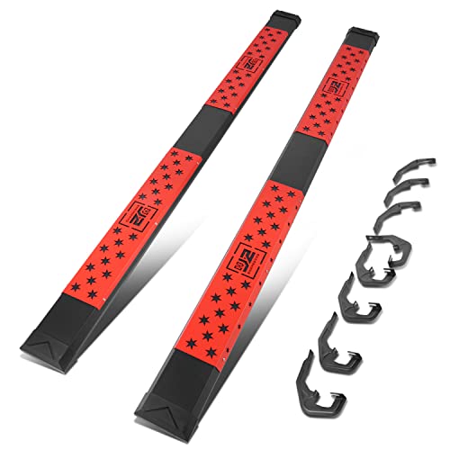 J2 Engineering J2-Stepb-Ztl-8303-Bkrd 6 Inches Wide 6-Point Star J2 Pattern Step Running Boards Compatible With 07-18 Silverado/Sierra 1500 Crew Cab #TOP12