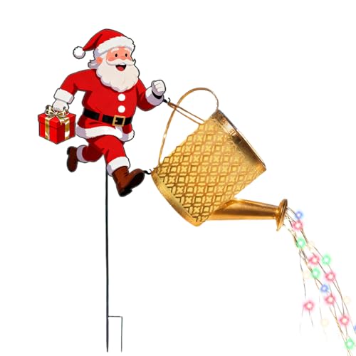 Lanterne de Père Noël solaire pour sublimer votre porche et illuminer vos fêtes de fin d'année