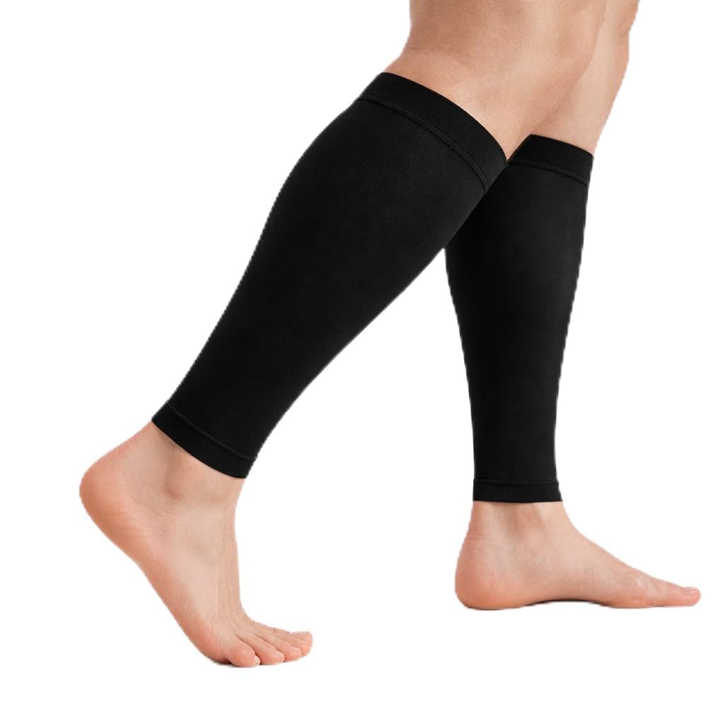 Calf Compression Sleeve for Muscle Support | Medical Grade Leg Sleeve to Help Relieve Calf Pain, Improve Circulation and Support Daily Movement Comfort (Size – M, Black)-picture-12