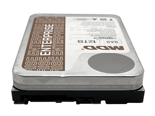 Image of MDD MAXDIGITALDATA 12TB 7200RPM 256MB Cache SAS 12.0Gb /s 3.5inch Internal Enterprise Hard Drive (MDD12TSAS25672E) - [ NOT a SATA HDD ] (Renewed)
