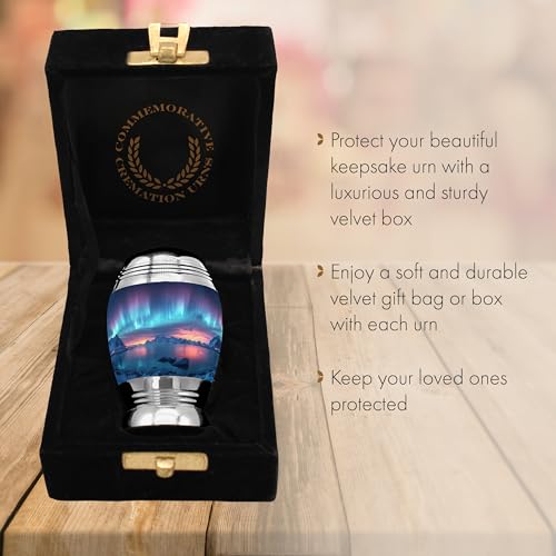 Image of Northern Aurora Cremation Urns for Human Ashes Adult Female Urns for Ashes
