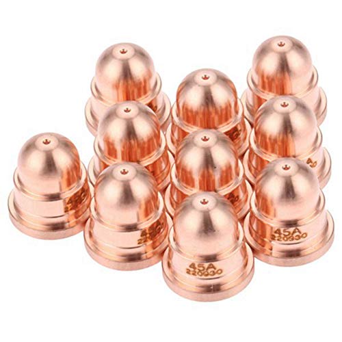 20 Pezzi Seria 45A Ugello 220930 Ugello per Torcia da Taglio Plasma Consumabili Processo di Taglio Fine Forniture di Saldatura e Brasatura