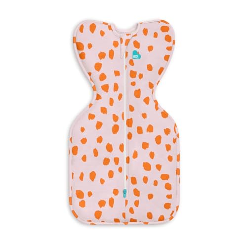 Image of Love To Dream Swaddle UP, Baby Sleep Sack, Twin Zipper For Easy Diaper Changes, Arms UP Position, Hip-Healthy, Lightweight & Breathable, Sleeping Bag, Moderates Temps, 1-3 M, Light Pink Jumbo Animal