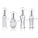 H&D HYALINE & DORA Vintage Refillable Perfume Bottles Glass Empty Spray Bottle Wedding Gifts Car Decor Set of 4
