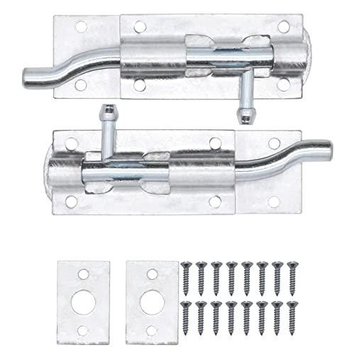 EAI Heavy Duty Necked Tower Bolt, Galvanised, 4 Inch