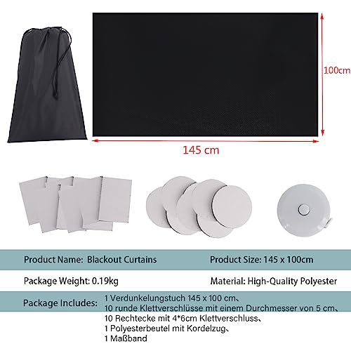 Tessuto oscurante Oscuramento finestra al 100%