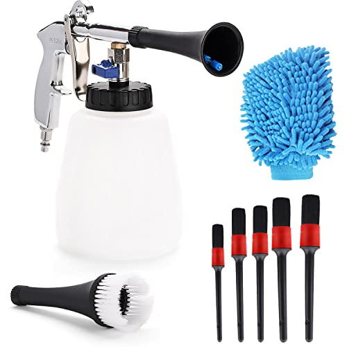 EXLECO Kit de Lavage, Pistolet de Nettoyage de Voiture Intérieur pour 6~9,2 Bar Air Comprimé,...