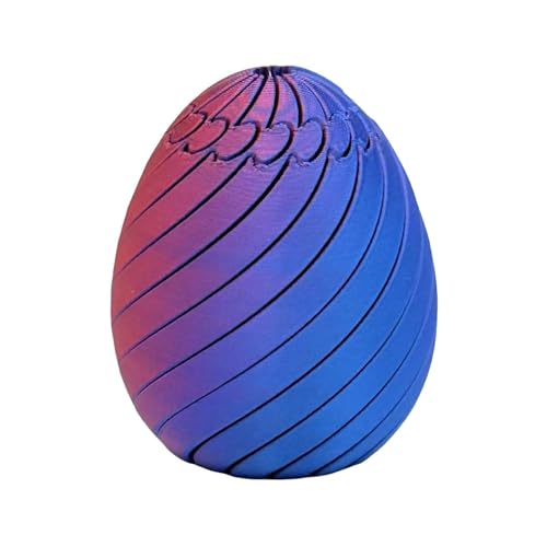 Egg Twist Toy, Portable Sensory Fidget Gadget, Stress Relief Puzzle Egg with Rotating Segments Design, Pocket Size Tension Relief Toy, Kids School Desk Travel...