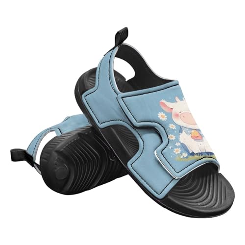 Hook and Loop Toddler Sandals for Girls - Non-slip, Comfortable, Stable, for Walking, Water Park and Beach2