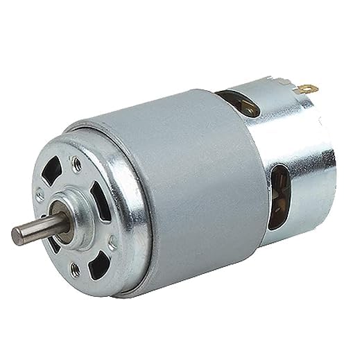 Image of SP Electron DC Electric 775 Motor,12v DC 2 Amp Adaptor,775 drill chuck, ONOFF Switch