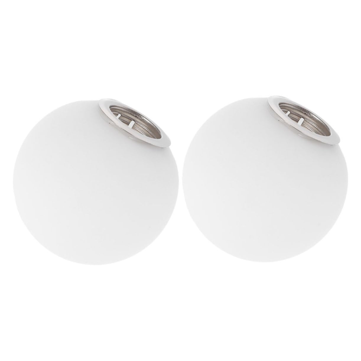 2 Pantallas De Repuesto Para Lámparas G9 Pantalla De Vidrio Esmerilado Esférica De 3.14 in Globo De Cristal Blanco Difusor De Luz Para Lámparas Colgantes Y Apliques De Interior